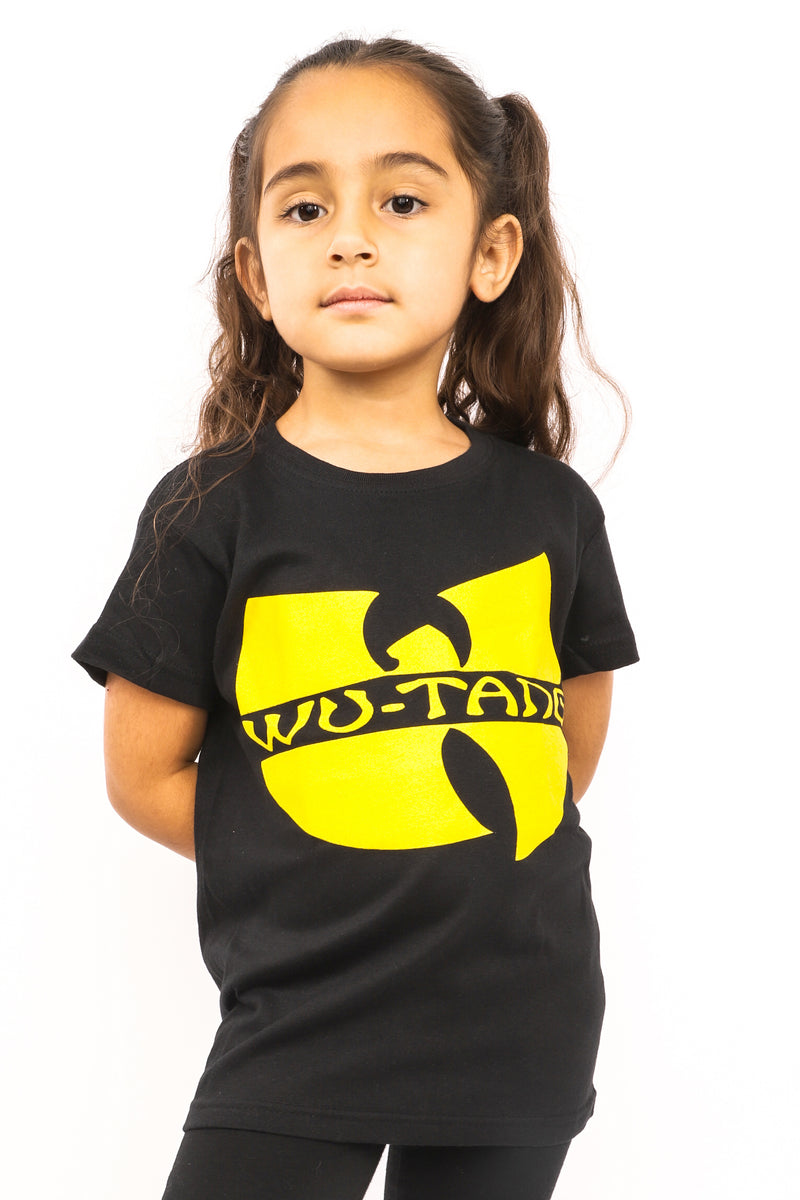 Kid's Wu Tang Clan T-Shirt - Logo - Black (Boys and – Eyecandy Los Angeles