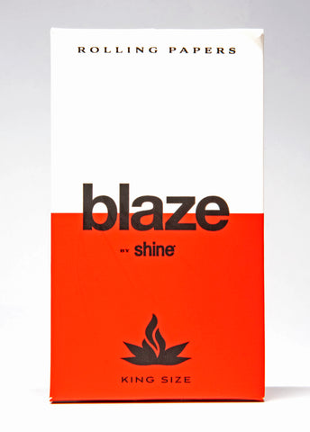 blaze by shine hemp blend rolling papers
