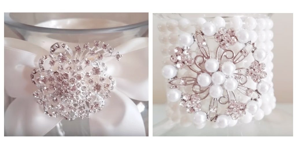 Gorgeous Glam Bling Vases By Elegance on a Budget(2)