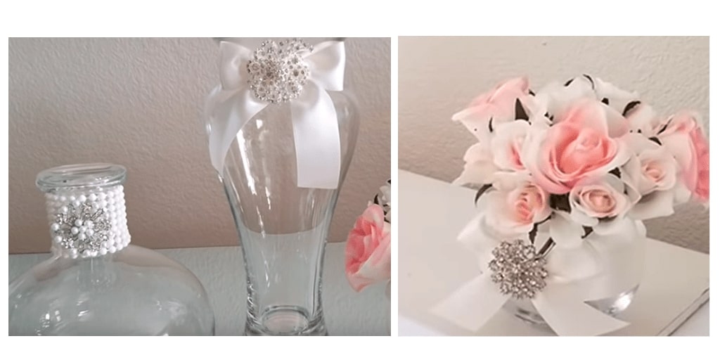 Gorgeous Glam Bling Vases By Elegance on a Budget(5)