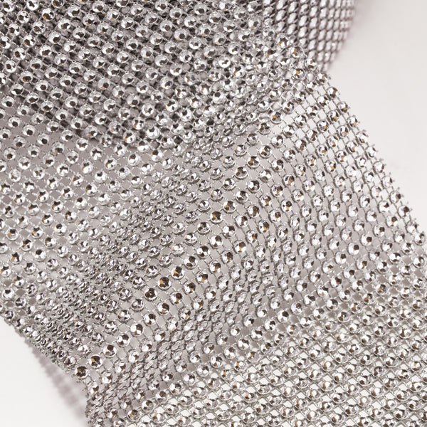 Rhinestone Mesh Ribbon