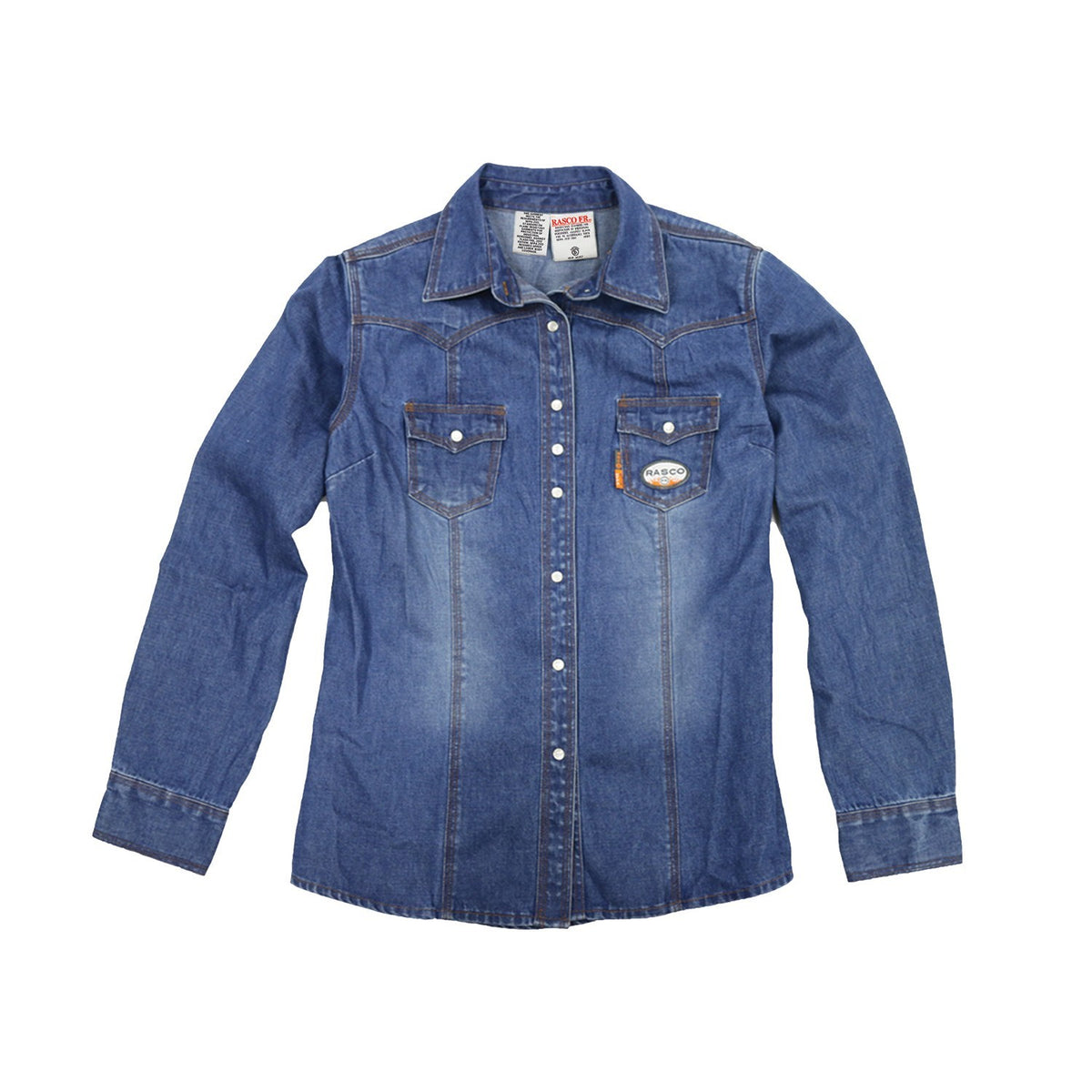 womens denim work shirt