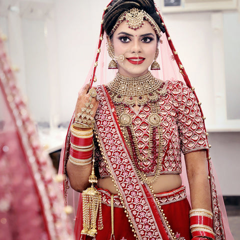 Kundan Jewellery For Bride Saaj