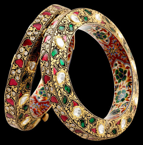 Traditional Indian Jewellery of Indian heritage jewellery -Bangales