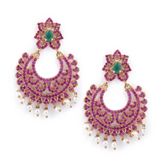  Chandbali earrings At Saaj Under Rs.1500
