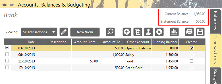 reconcile balances screenshot