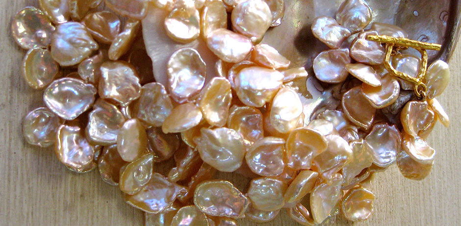 Arpaia Lang freshwater keshi pearl necklace