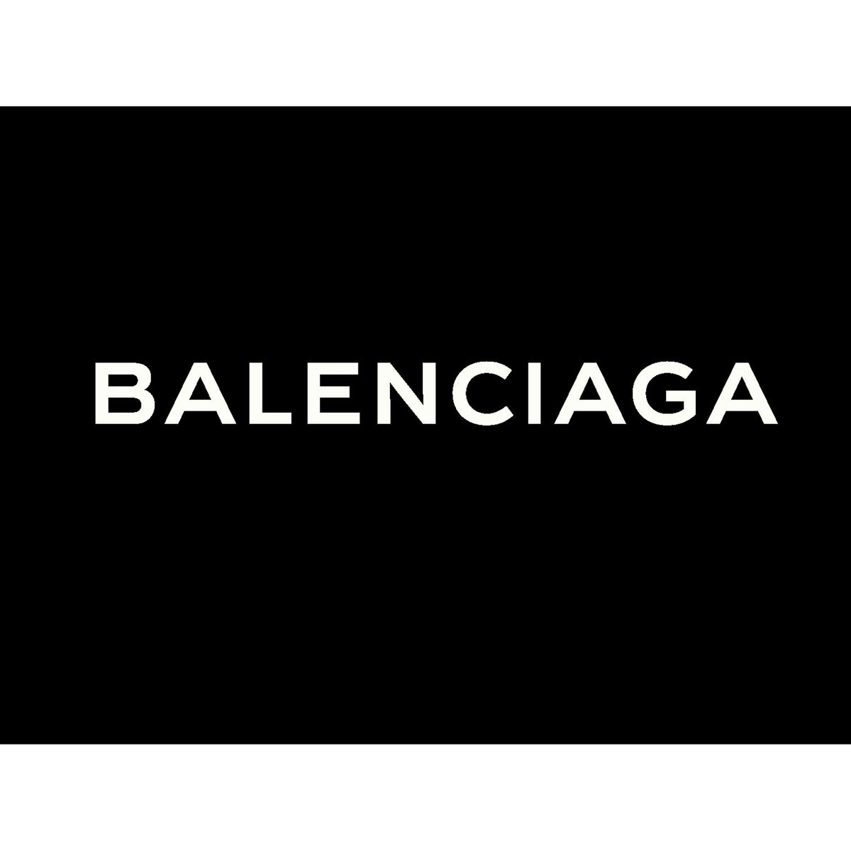 Balenciaga Logo Iron-on Sticker (heat 