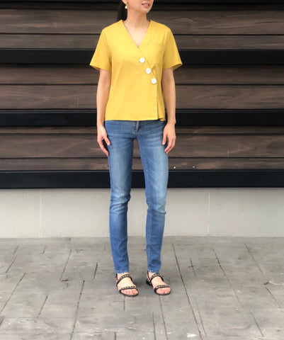 Alaina Top in Navy
