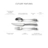 Baguette Bright Table Knife