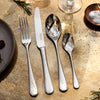 Radford Bright Cutlery Set, 27 Piece for 6 People - Free 3 Piece Cheese Set