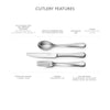 Radford Satin Cutlery Set, 84 Piece for 12 People