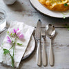 Stanton Bright Cutlery Set, 90 Piece for 12 People - Includes 4 Serving Spoons & 2 Serving Forks