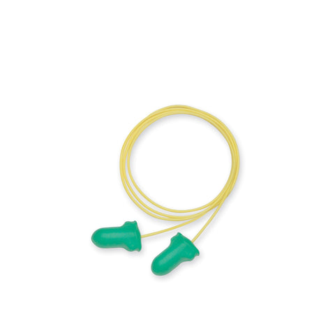 Honeywell Howard Leight /Max-Lite Contoured T-Shape Polyurethane Foam Corded Earplugs (Polybag) - Price is per 100 Pair