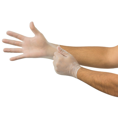 Ansell Small Clear Microflex Derma Free Rubber Latex Disposable Gloves