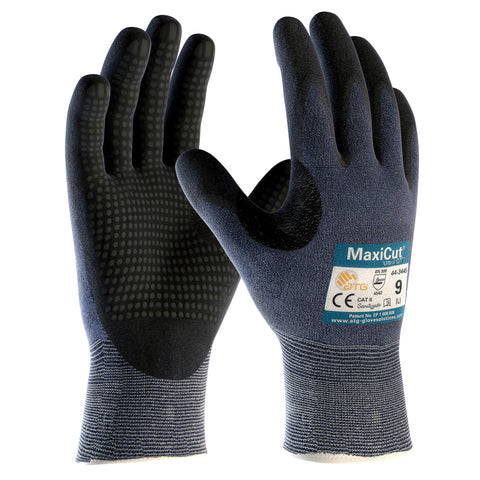 PIP® Large MaxiCut® Ultra DT™ 15 Gauge Engineered Yarn Cut Resistant Gloves With Micro-Foam Nitrile Coating