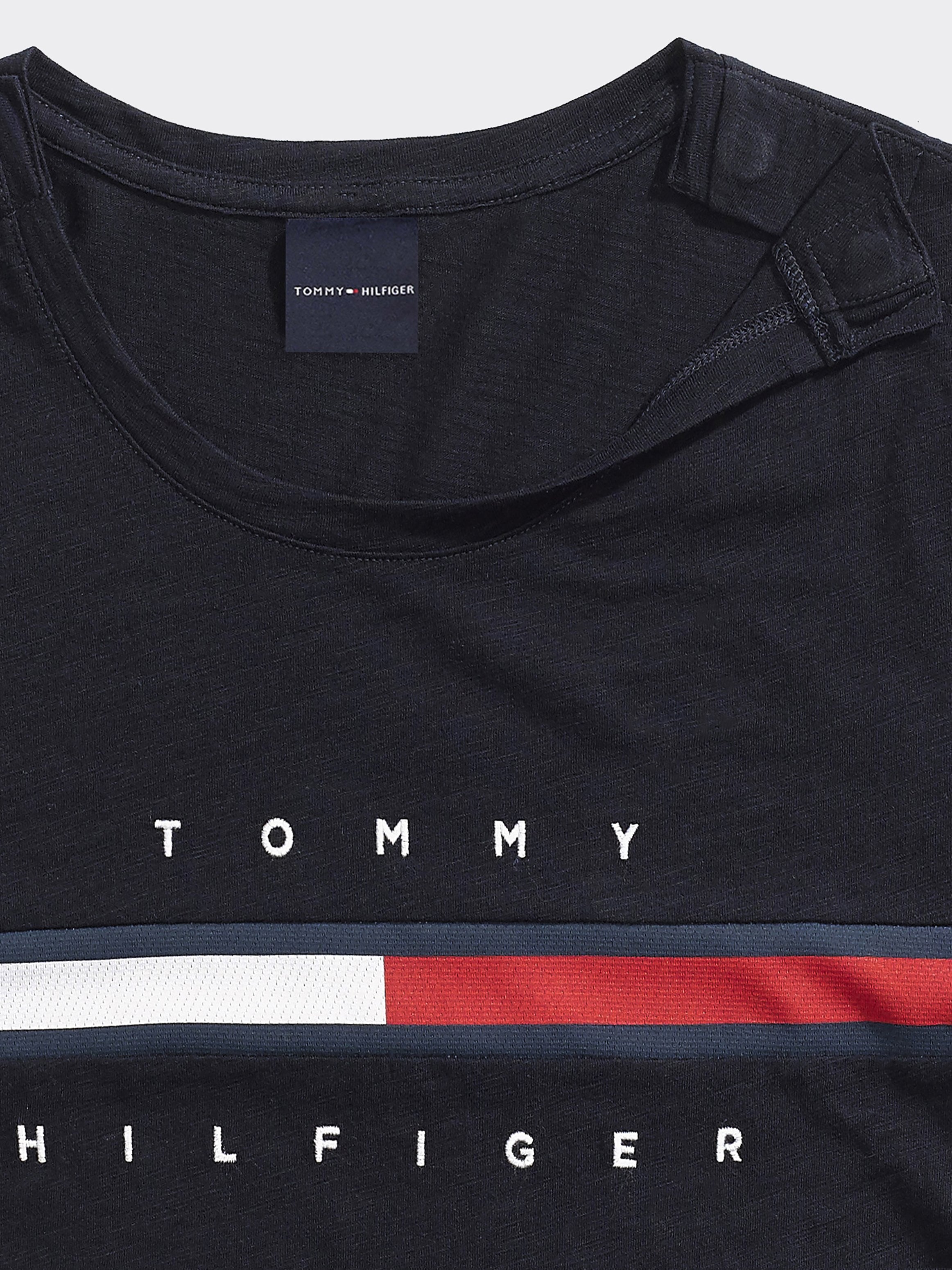 tommy adaptive signature stripe tee