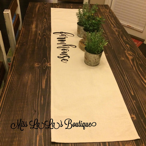 custom table runners and placemats