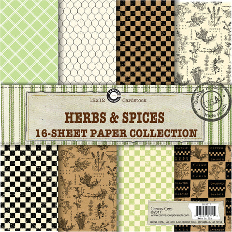 herb and garden craft papers