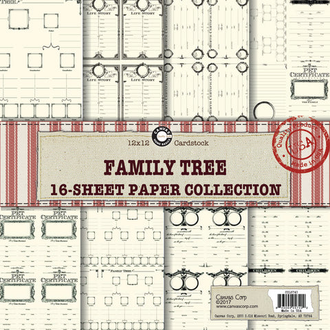 family history craft paper and memory products