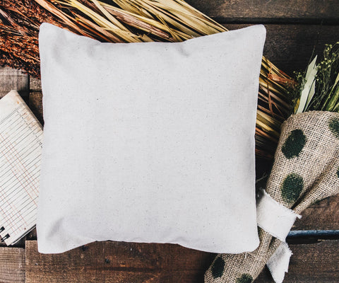 blank pillow cover