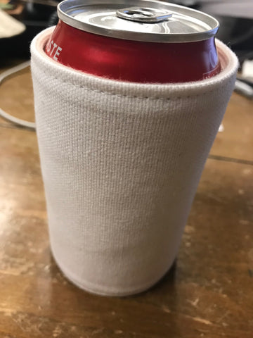 made in USA canvas Koozie