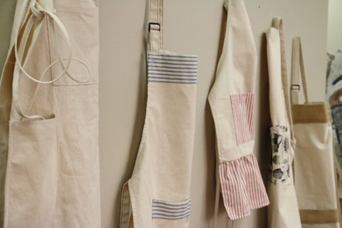 custom canvas aprons