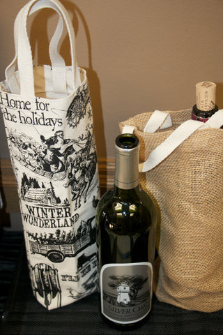 Silver Oak Wine and tote bag