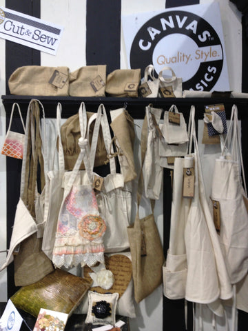 blank canvas totes and aprons made in USA