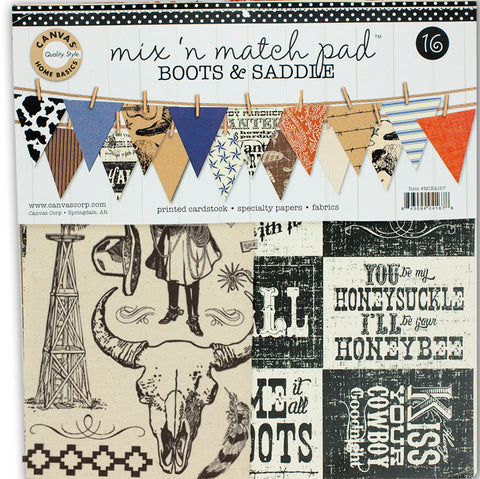 western themed paper pack