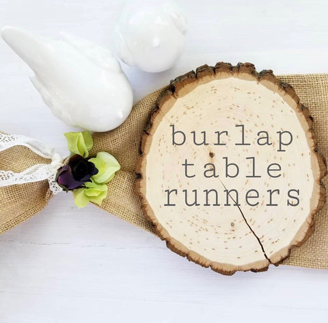 rustic burlap table runners for weddings and events wholesale