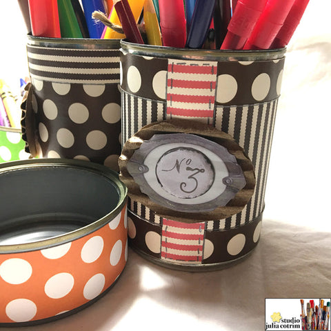 ideas for crafting with tin cans