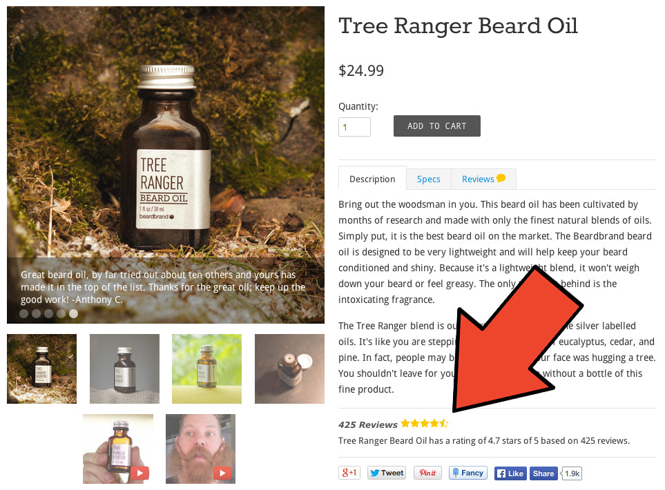 BeardBrand_Evaluations de produits