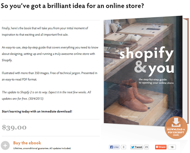 Shopify and You AddThis Bouton