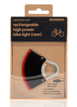 Bookman Curve Rear Light - Black
