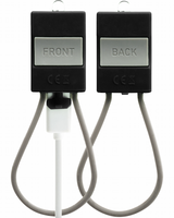 Bookman USB Front & Rear Light - Black