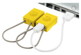 Bookman USB Front & Rear Light - Yellow