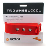 Two Wheel Cool Omni Wearable Rider's Light - Red