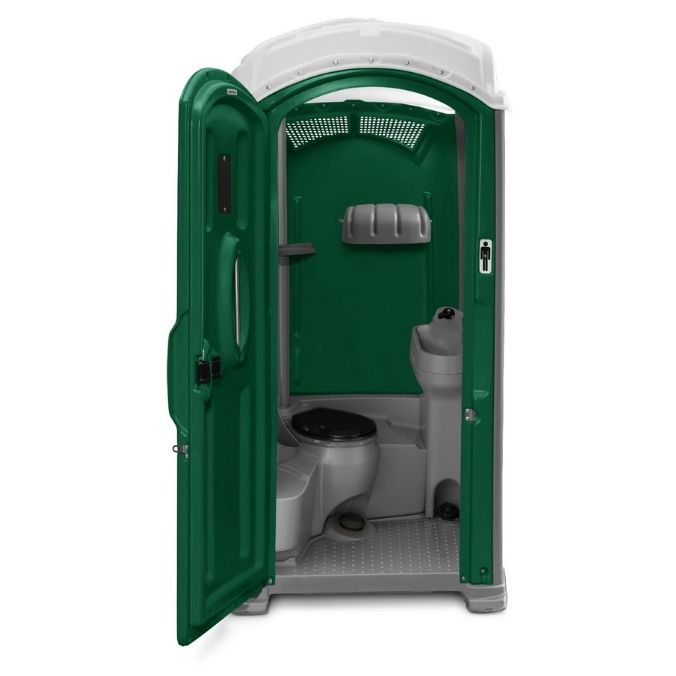 Portable Toilet Deluxe Flushing Porta Potty With Sink