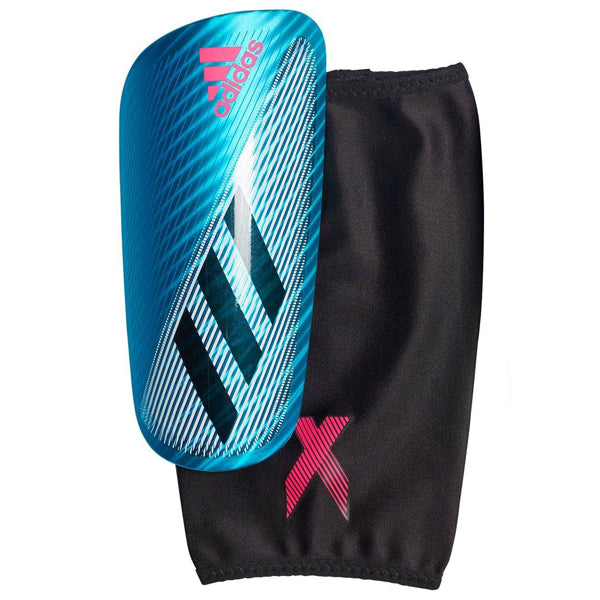 adidas X Pro Shin Guards Bright Cyan 