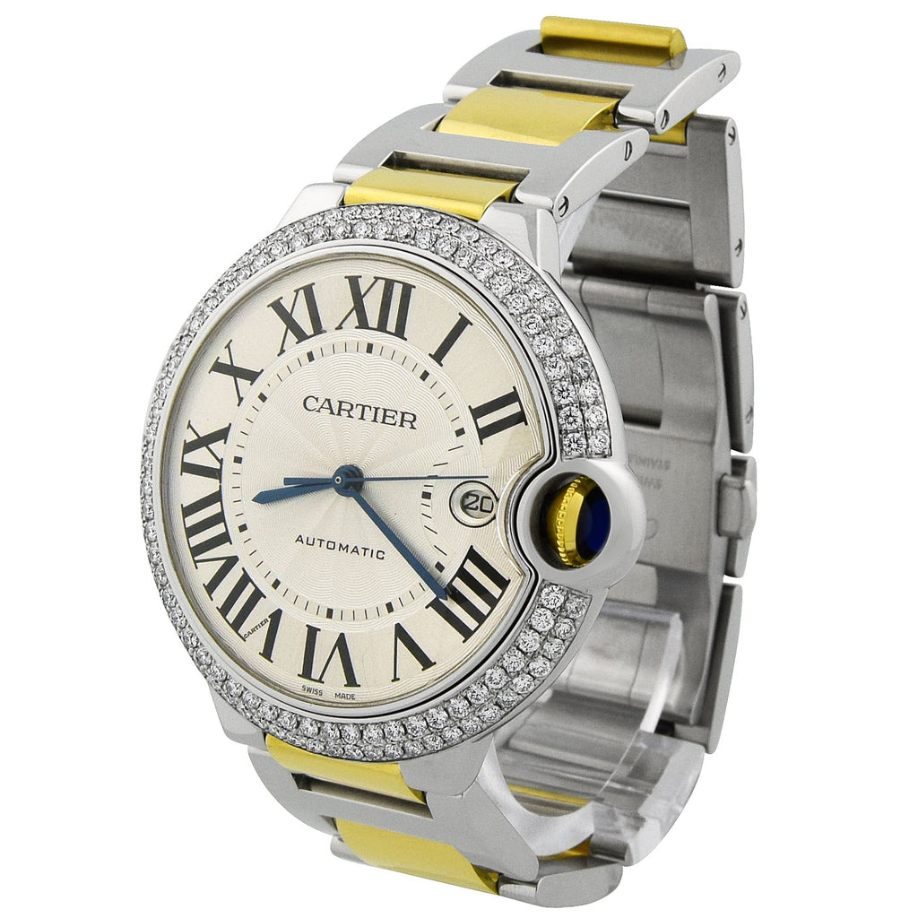 cartier watch mens diamond