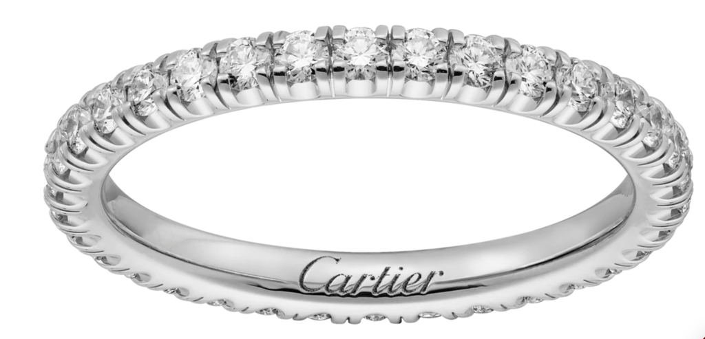 cartier black wedding band