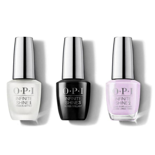 OPI - Infinite Shine Combo - Base, Top & Polly Want a Lacquer? - #ISLF83