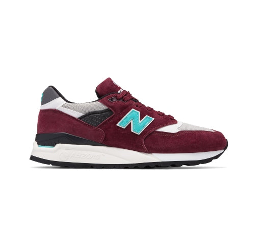 new balance 998 burgundy