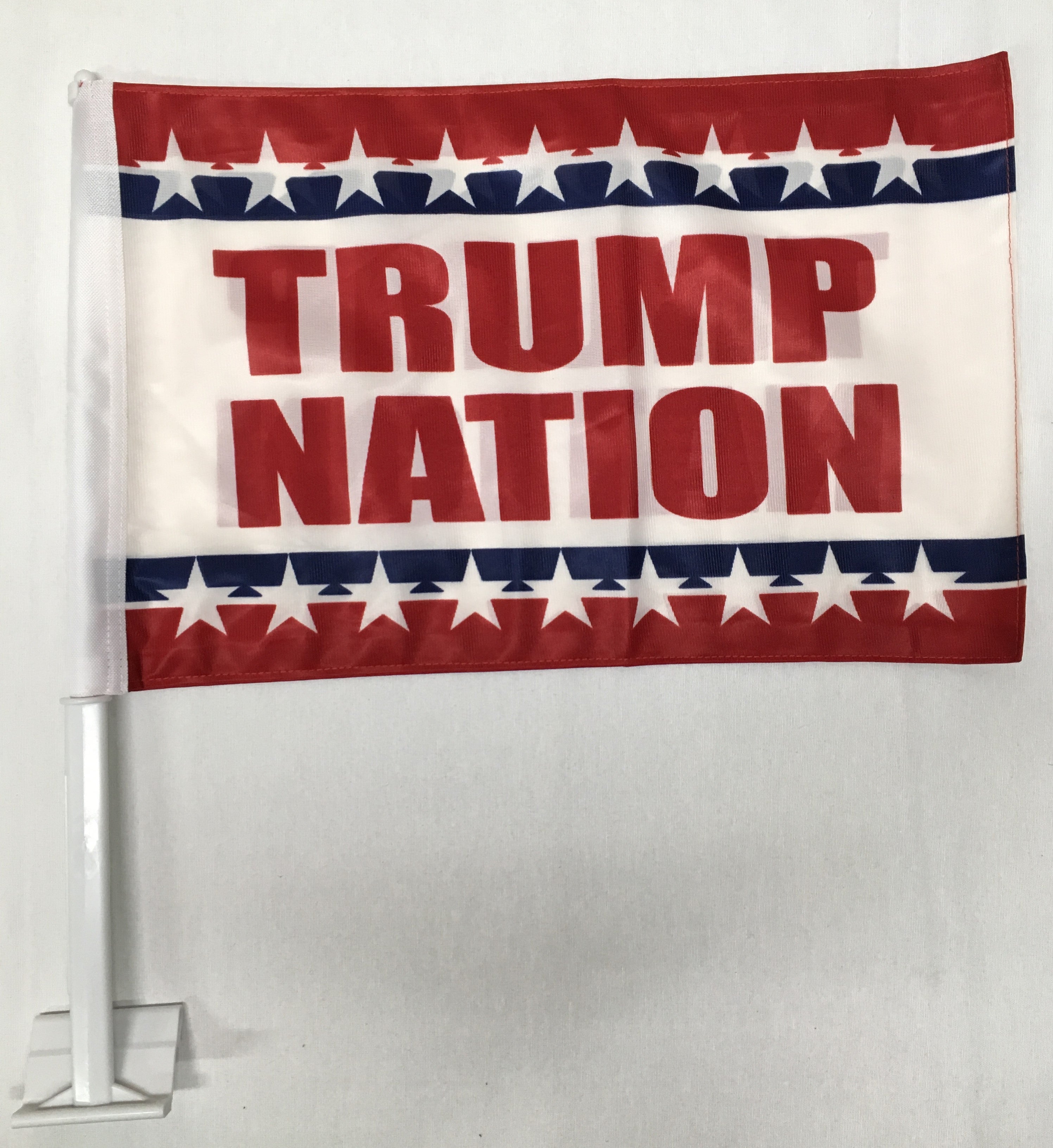 Trump Nation 12 X18 Double Sided Car Flag 2024 Flags