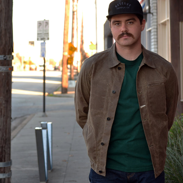 RIDGELINE SUPPLY JACKET - WAXED BROWN