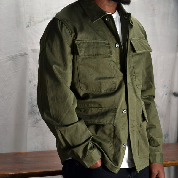 UNIVERSAL WORKS MW FATIGUE JACKET - LIGHT OLIVE