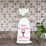 Bosses Day custom Wine Bottle Gift Bag