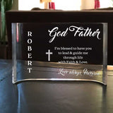 Personalized Godfather Thank you Plaque