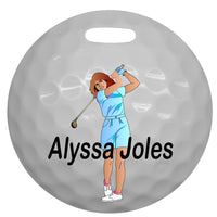 Golf Bag Tags Personalized Lady Golfers